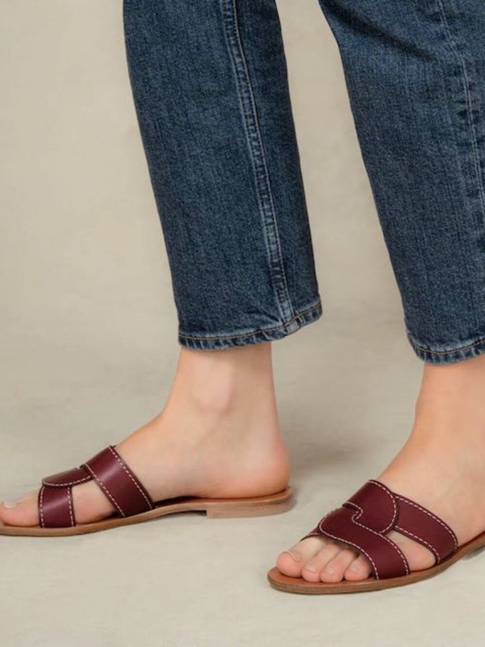 M. Gemi The Lorenza Sandal Dark Magenta size 40.5 (9.5)
